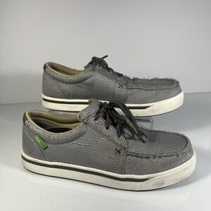 Men's 7.5 M - Twisted X Work Kicks Light Grey MCAN003 Nano Safety Toe Shoes